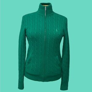 ☘️Preppy Ralph Lauren Full-Zip Jacket☘️